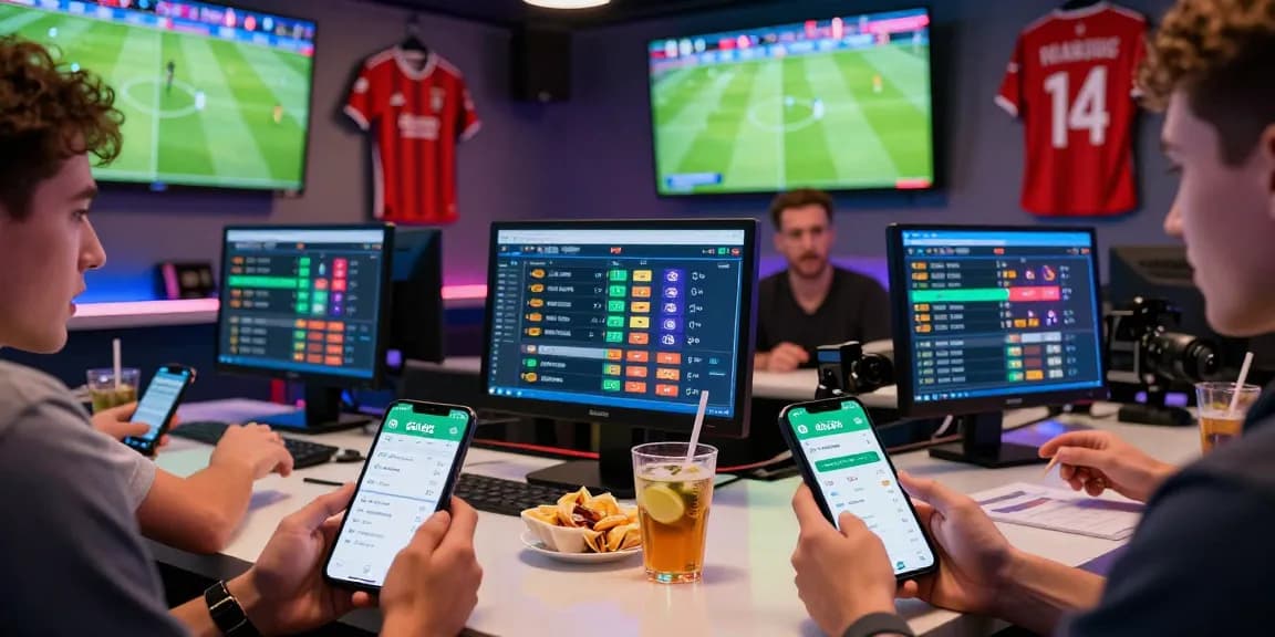 BOLA88 betting experience in a lively lounge with real-time odds for soccer mix parlay.