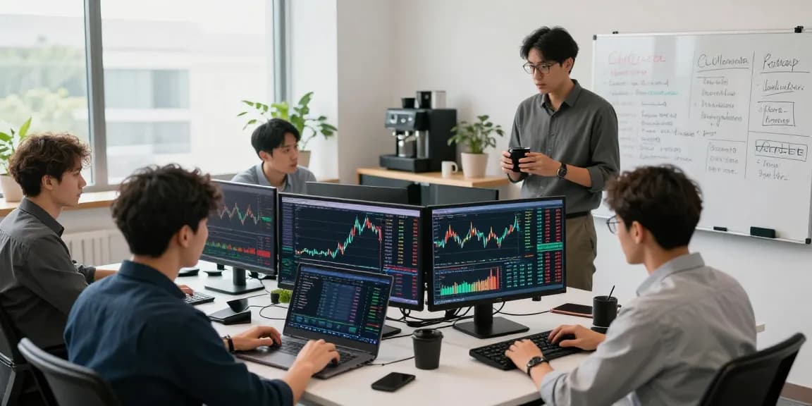 Обсуждение отзывов о Bitmex в современном офисе трейдеров, анализ рынка криптовалют