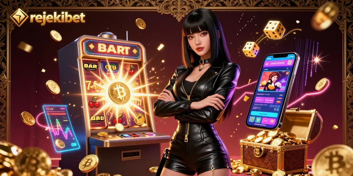 Win big with rejekibet’s thrilling gaming experience, featuring vibrant slot machines and lively casino elements.