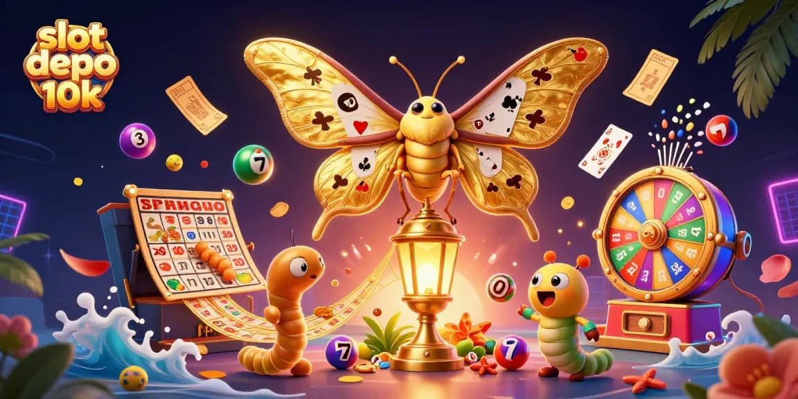 Engage with the vibrant slot depo 10k scene, showcasing dynamic casino-themed elements and excitement.