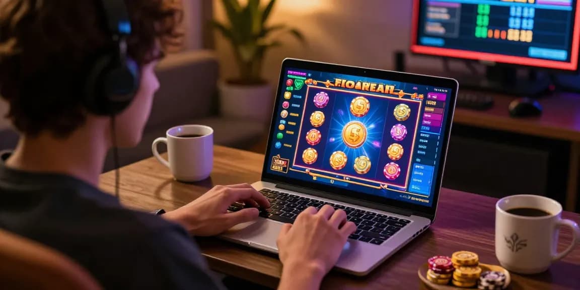 Exciting demo slot gaming scene showing vibrant graphics and player engagement.