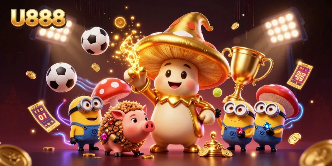 Engage with U888’s exciting sports betting experience through magical treasures and vibrant elements.