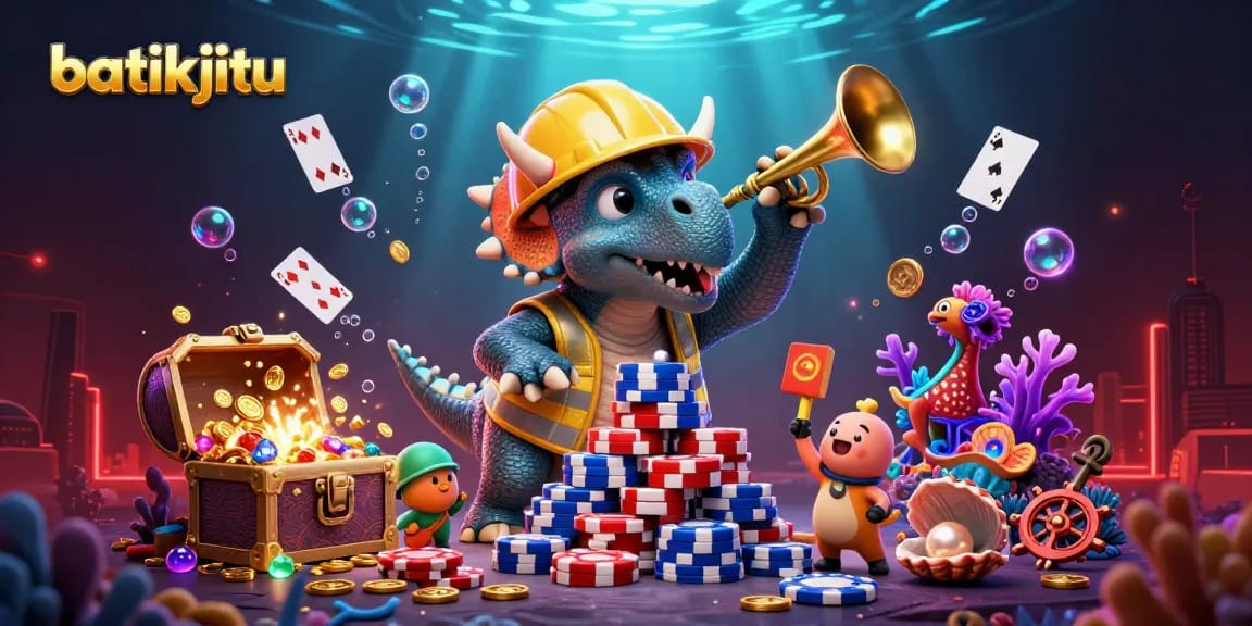 Batikjitu menawarkan pengalaman bermain game dengan permainan kartu menarik di antara karakter 3D yang ceria.