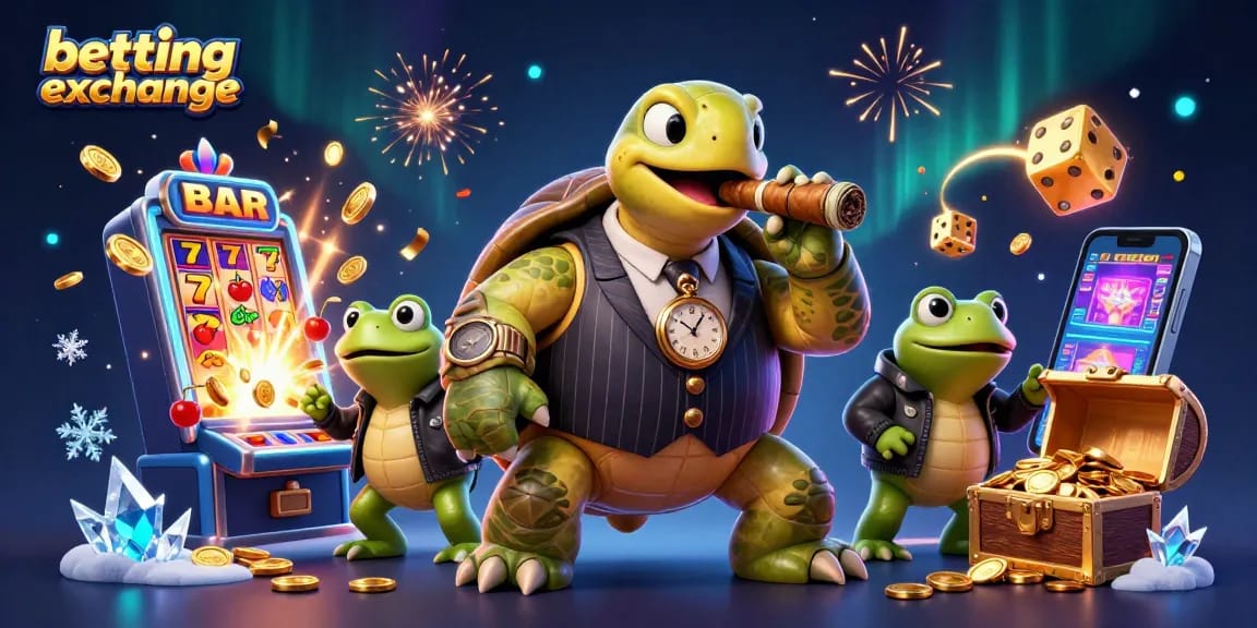 Experience the thrill of betting exchange with vibrant casino elements and engaging 3D characters.