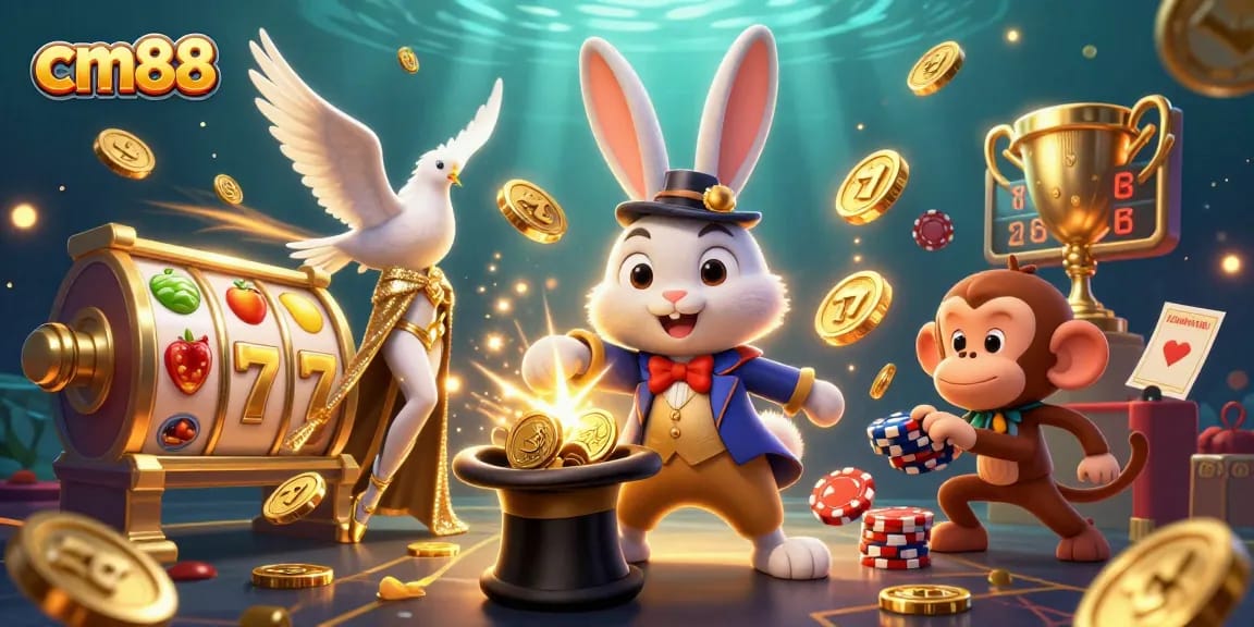Experience thrilling slot gaming action at cm88 with magical characters and dazzling elements.