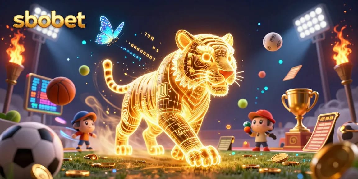 Experience thrilling sbobet sports betting with vibrant visuals and captivating characters in a dynamic casino setting.