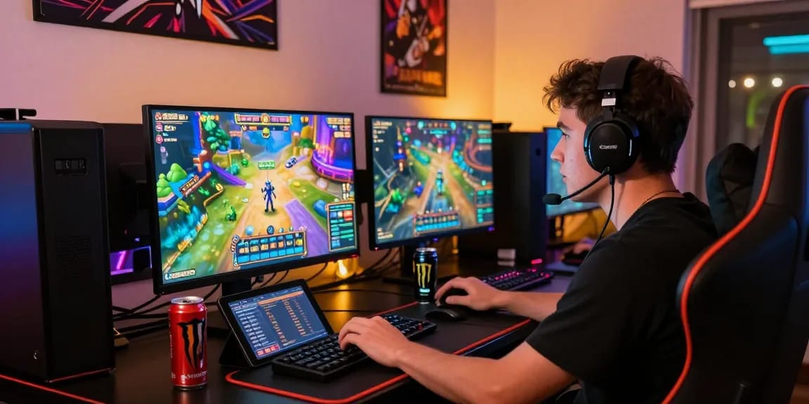 Pengalaman bermain slot TANGANEMAS yang seru dengan tampilan warna-warni dan suasana nyaman di ruang gaming.