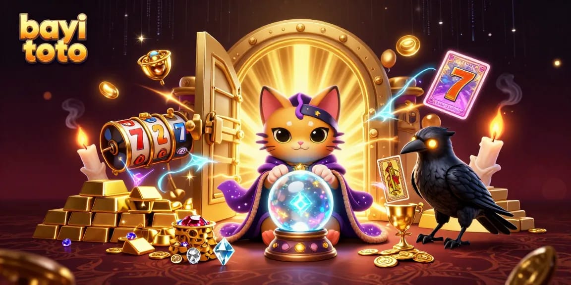 Bayi toto unleashes thrilling jackpot potential with a vibrant 3D casino illustration rich in detail and excitement.