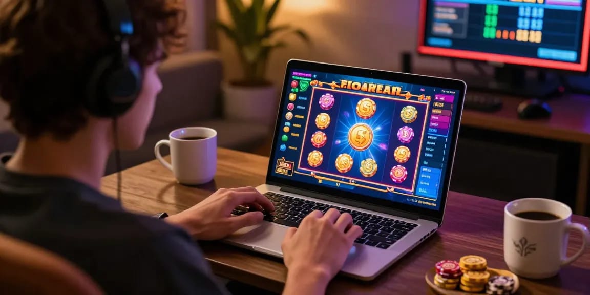 Exciting demo slot gaming scene showing vibrant graphics and player engagement.