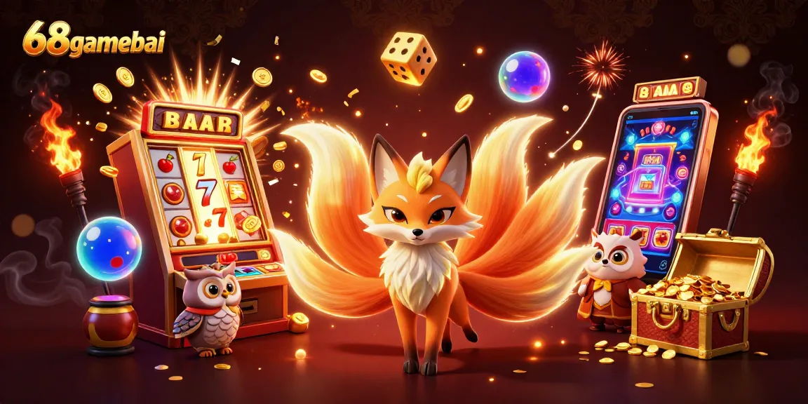 Experience thrilling games at 68gamebai with vibrant characters and spectacular casino elements.