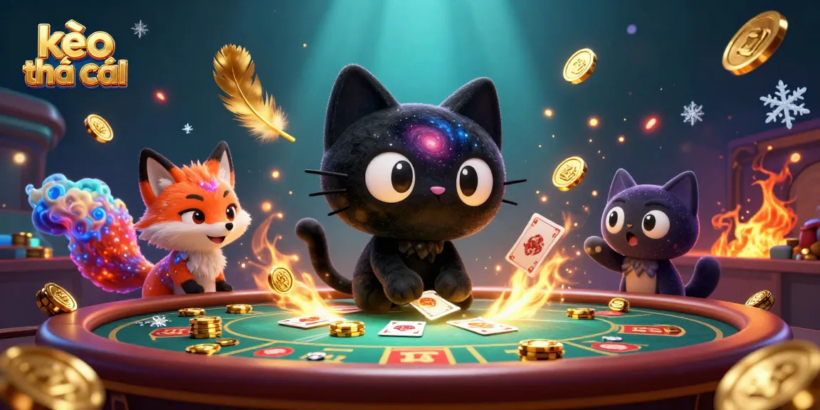 Engaging kèo nhà cái action featuring a cosmic betting scene with dynamic elements and characters.