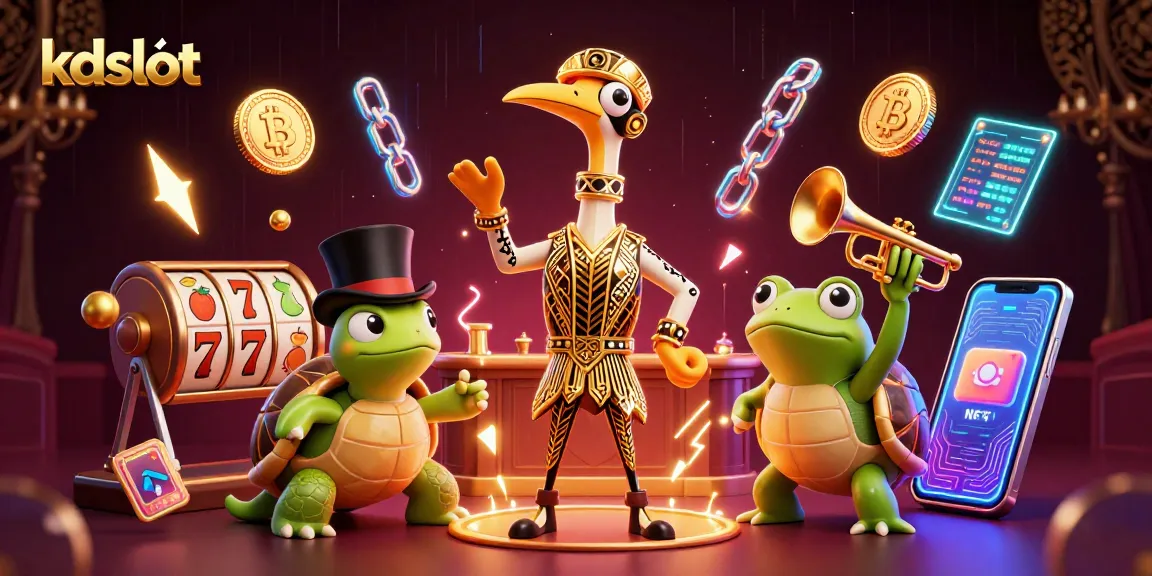 Engage in thrilling gambling experiences with kdslot at a vibrant speakeasy casino scene filled with slots and crypto