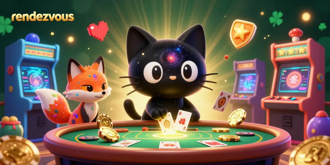 Menangkan jackpot di rendezvous dengan kucing hitam galaksi dan mesin permainan yang bercahaya.