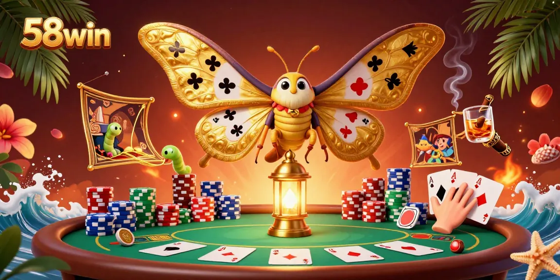 Experience thrilling gameplay at 58win with vibrant casino scenes and captivating 3D art.