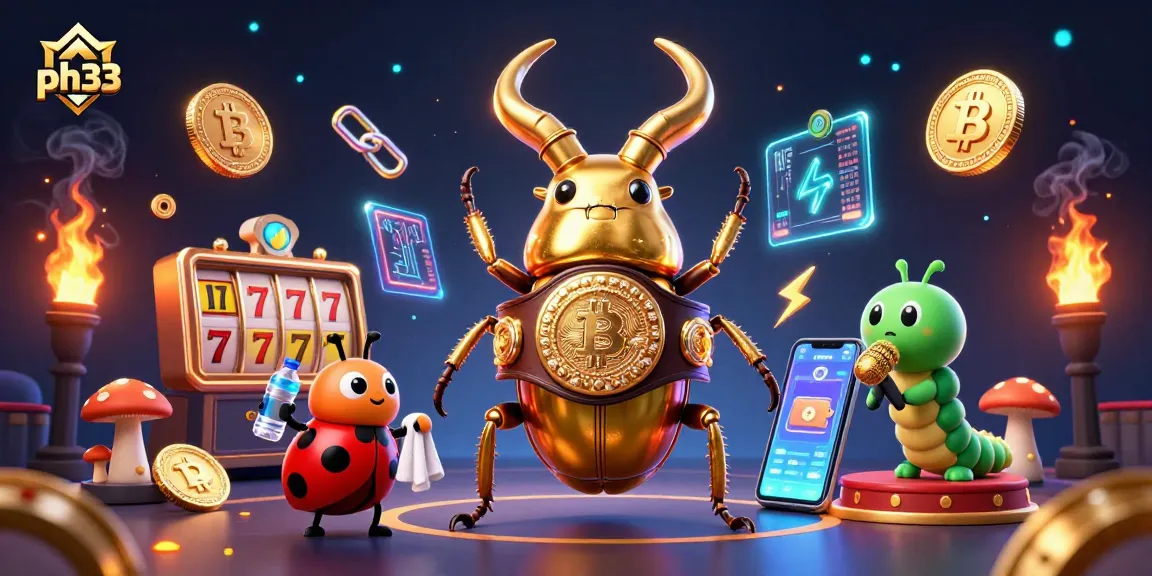Experience thrilling gameplay at ph33 with vibrant 3D casino characters in a dynamic digital scene.