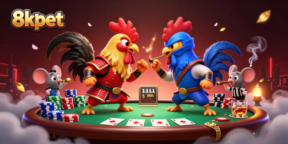 Experience the thrilling showdown of roosters in 8xbet's engaging gambling arena scene.
