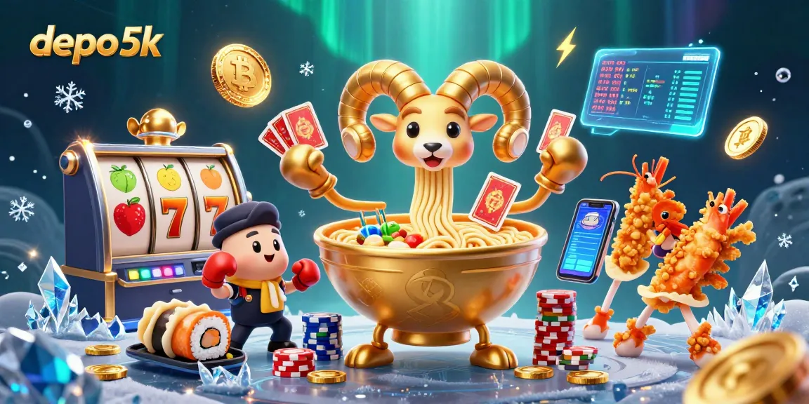 Rasakan keseruan bermain di depo 5k dengan karakter lucu dan elemen permainan slot yang menarik!