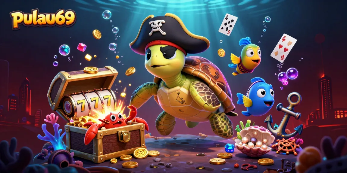 Engage with pulau69's exciting underwater casino world, featuring rich visuals and dynamic gaming elements.