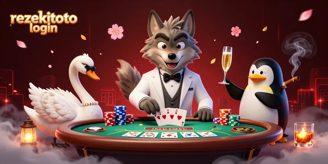 Experience thrilling gameplay with rezekitoto login in a vibrant casino scene featuring playful characters.