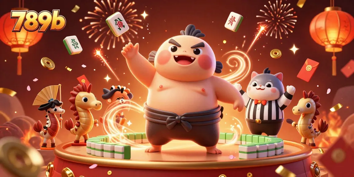 Engage in the thrilling world of 789b casino gaming with lively characters and vibrant elements.