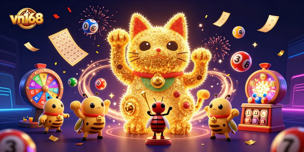 Experience the excitement of vn168 with a vibrant lottery theme featuring dynamic gaming elements.