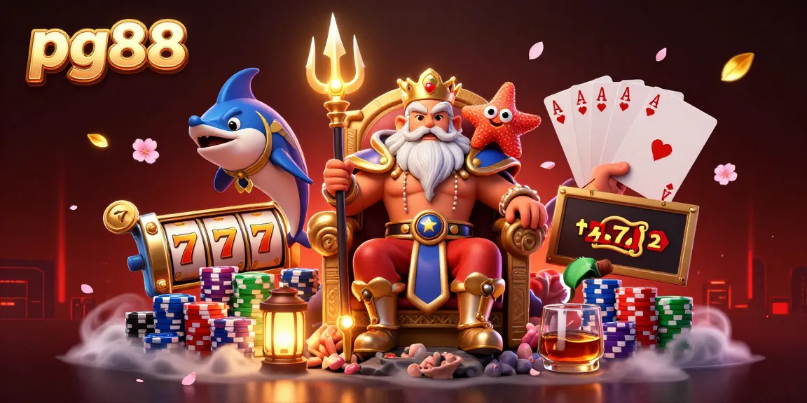 Engage with pg88's vibrant slots featuring Neptune, samurai, and colorful jackpot riches.