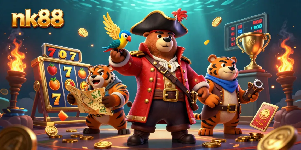 Experience exciting gameplay at nk88 with vibrant slot reels and dynamic casino elements.
