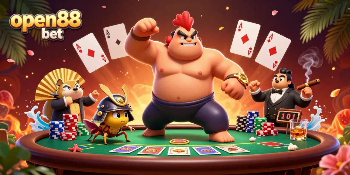 Join the action at open88 bet with powerful characters and a vibrant poker scene.