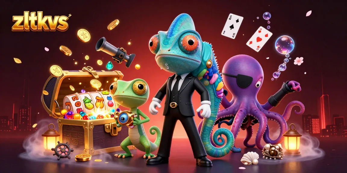 Experience thrilling gaming adventures at zltkvs with unique characters and vibrant casino elements.
