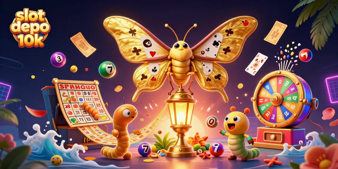 Engage with the vibrant slot depo 10k scene, showcasing dynamic casino-themed elements and excitement.