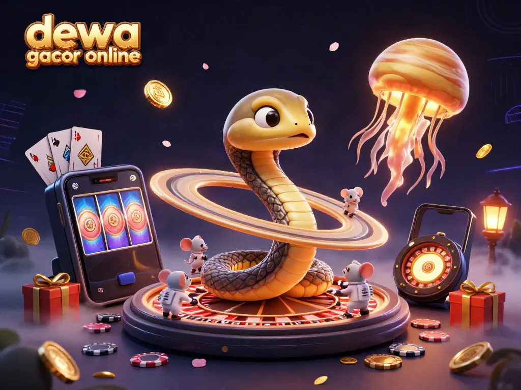 Permainan dewa slot gacor online dengan karakter menarik di luar angkasa yang seru.