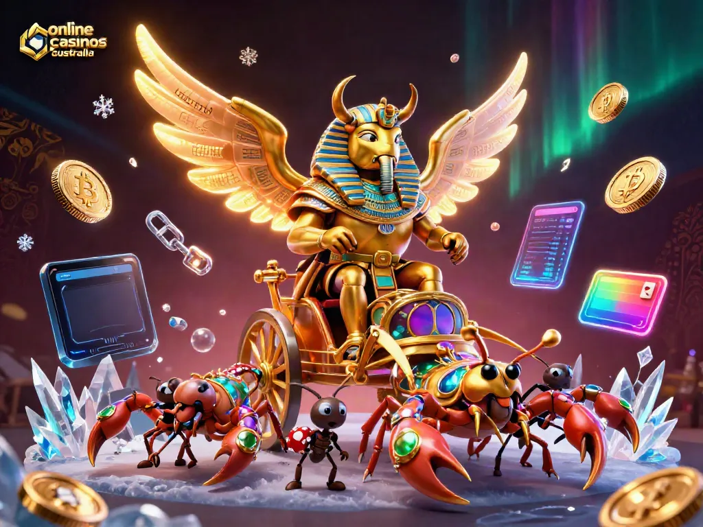 Engage with the thrilling world of online casinos Australia illustrated with vibrant gaming elements.