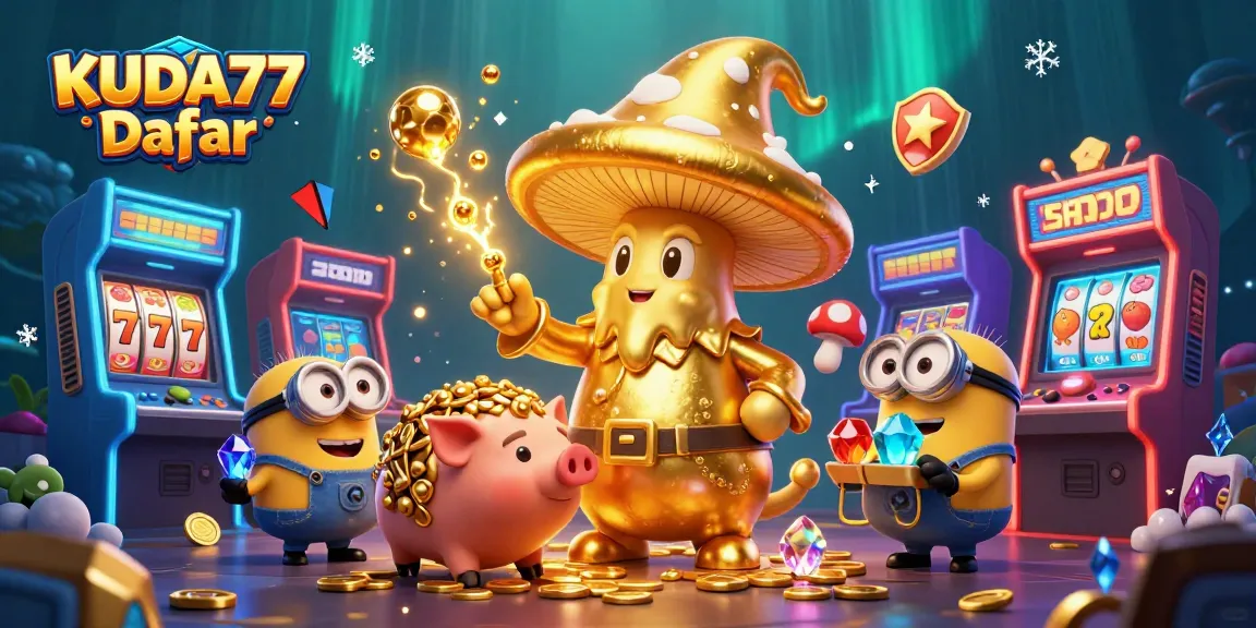 Menangkan KUDA77 Daftar dengan slot bertema ceria yang dipenuhi harta karun dan elemen kasino