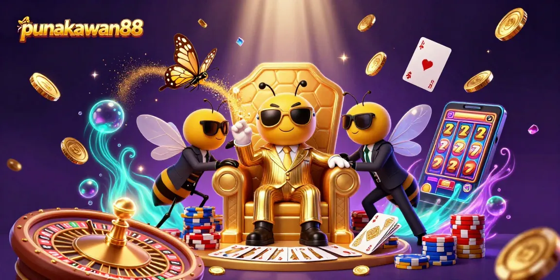 Punakawan88 offers thrilling gaming with golden coins and vibrant characters in action.