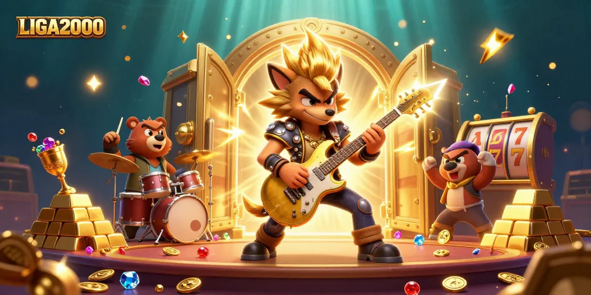 Rasakan sensasi kemenangan dengan LIGA2000 dalam ilustrasi kasino 3D yang penuh warna ini yang menampilkan gameplay yang penuh aksi.