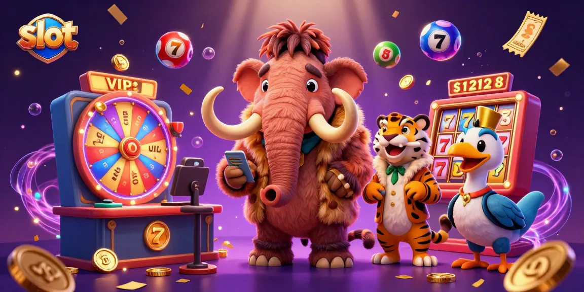 Experience thrilling slot gameplay with vibrant characters and arcade elements in an exciting casino setting.