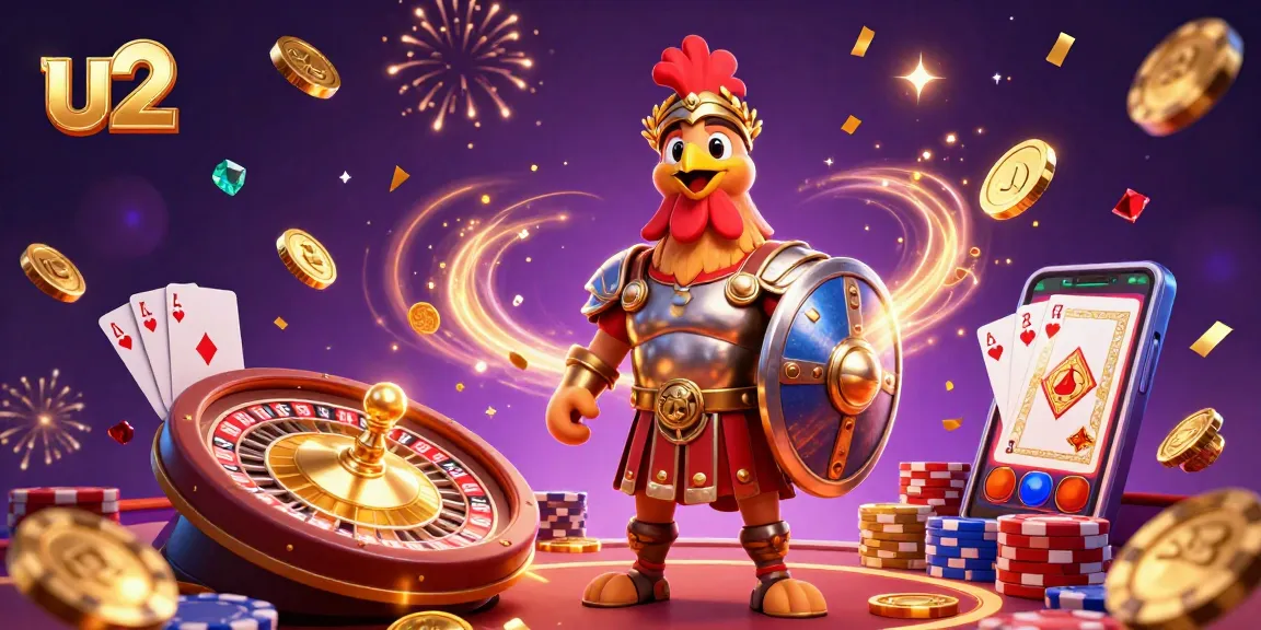 Engage in thrilling gameplay at U2 Casino with high-stakes spinning roulette and vibrant slot machines.