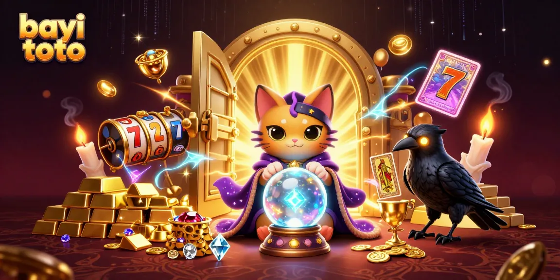 Bayi toto unleashes thrilling jackpot potential with a vibrant 3D casino illustration rich in detail and excitement.