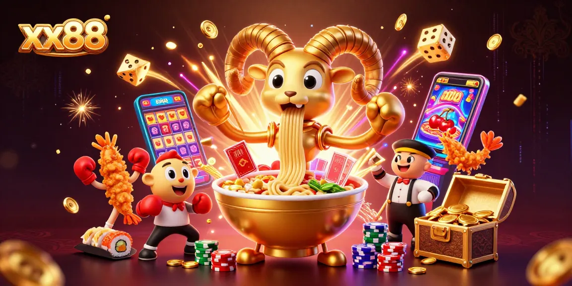 Spin wins at xx88 with vibrant 3D casino characters in action, capturing excitement and jackpot thrill.
