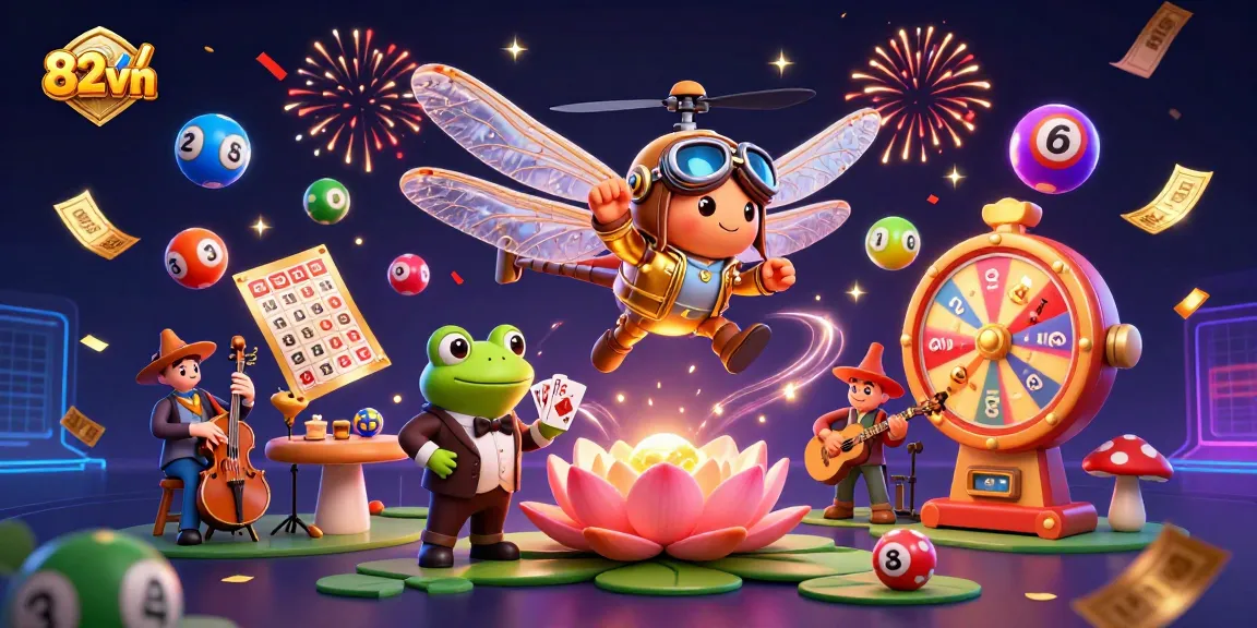 Engage in thrilling gameplay at 82vn with colorful lottery balls and exciting casino action.