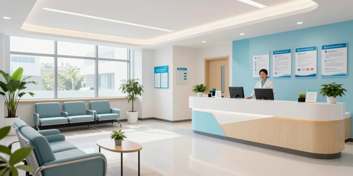 David Hoffmeister reviews and patient care in a welcoming healthcare clinic environment.