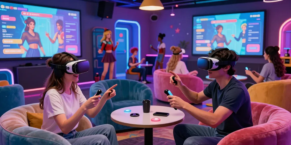 Engaging users in an NSFW chat experience with customizable avatars and vibrant VR environment.