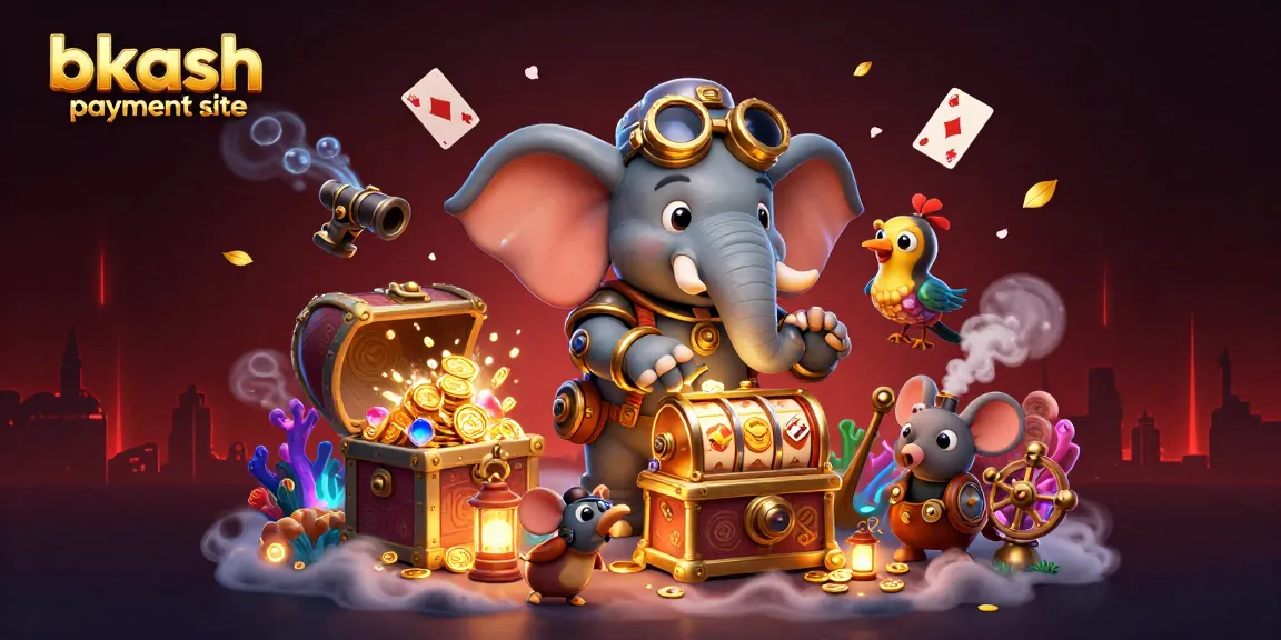 Spin the reels at the bkash payment site with steampunk-themed fun and treasures!