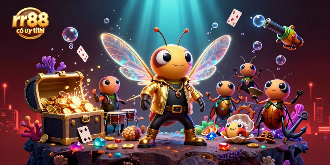 Experience the excitement of rr88 có uy tín in an ultra-detailed casino illustration packed with vibrant gaming elements.